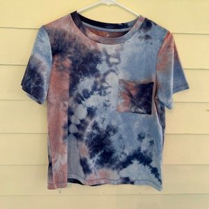 WALLFLOWER Super Soft Tie-Dye Basic Women's Short Sleeve Tee